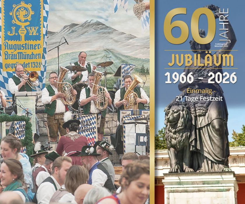 60. Münchner Frühlingsfest auf der Thersienwiese in der Festhalle Bayernland.